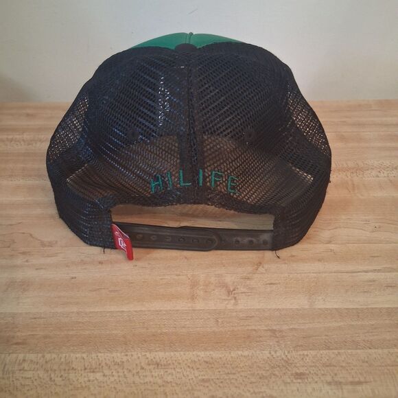 HiLife Hawaii Green Spartan Logo Youth Trucker Hat Mesh Snapback Cap - Picture 2 of 4